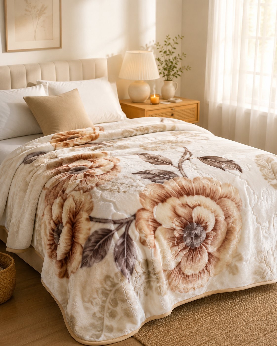 Brown Thick 1Ply Winter Blanket