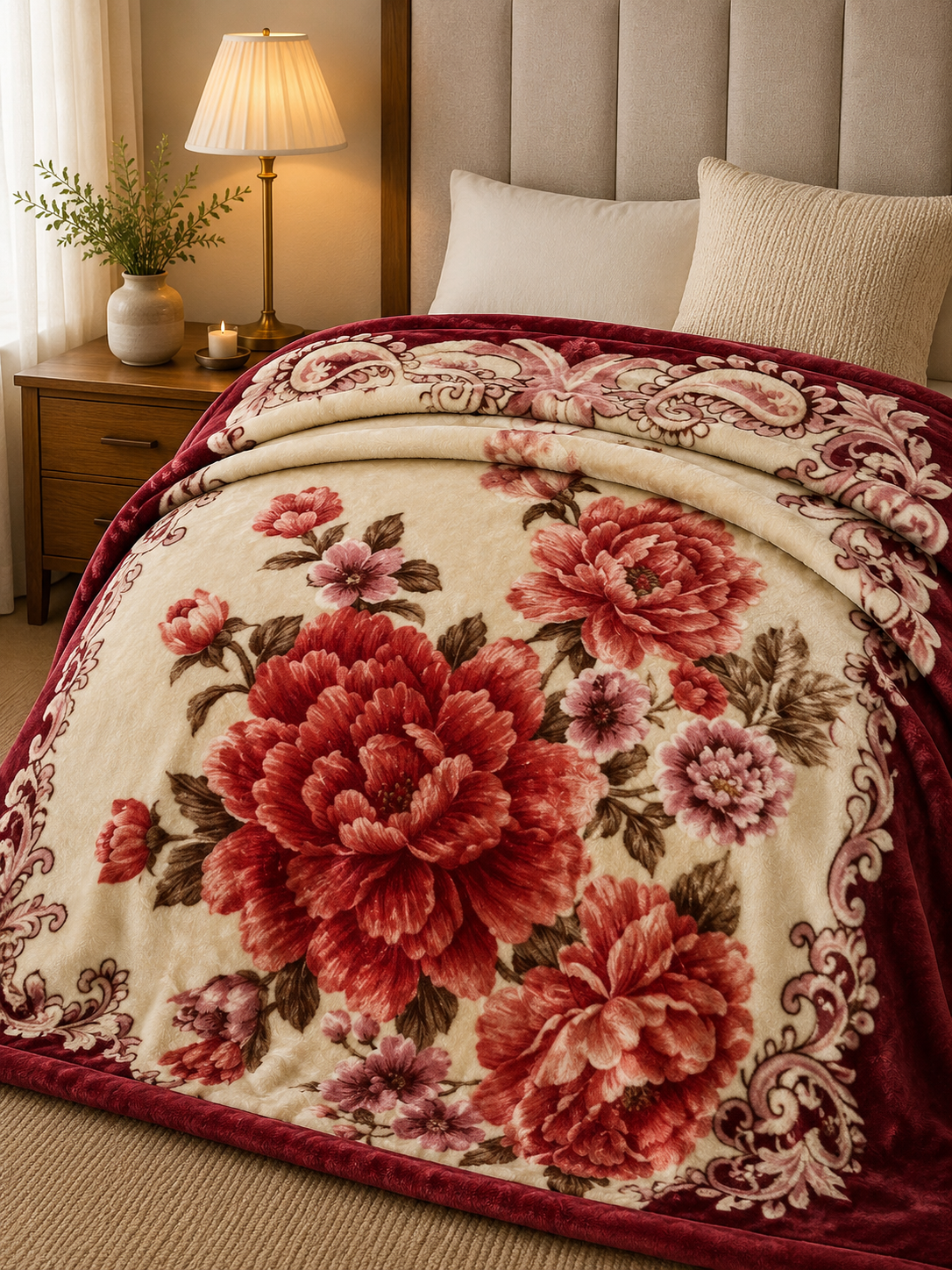 Rose 2Ply Winter Blanket