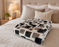 Black and White 2ply Blanket