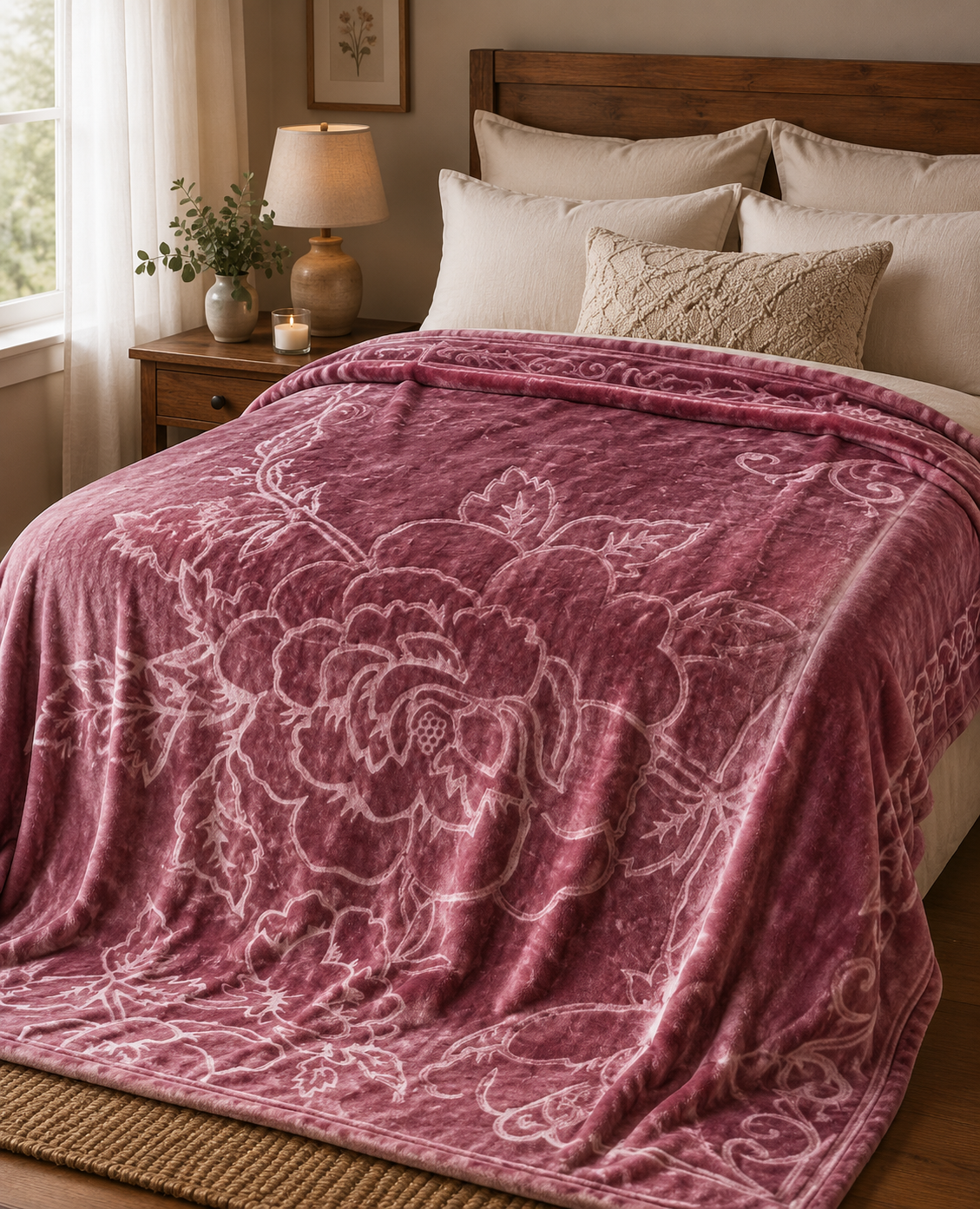 Pink Thick 2Ply Blanket
