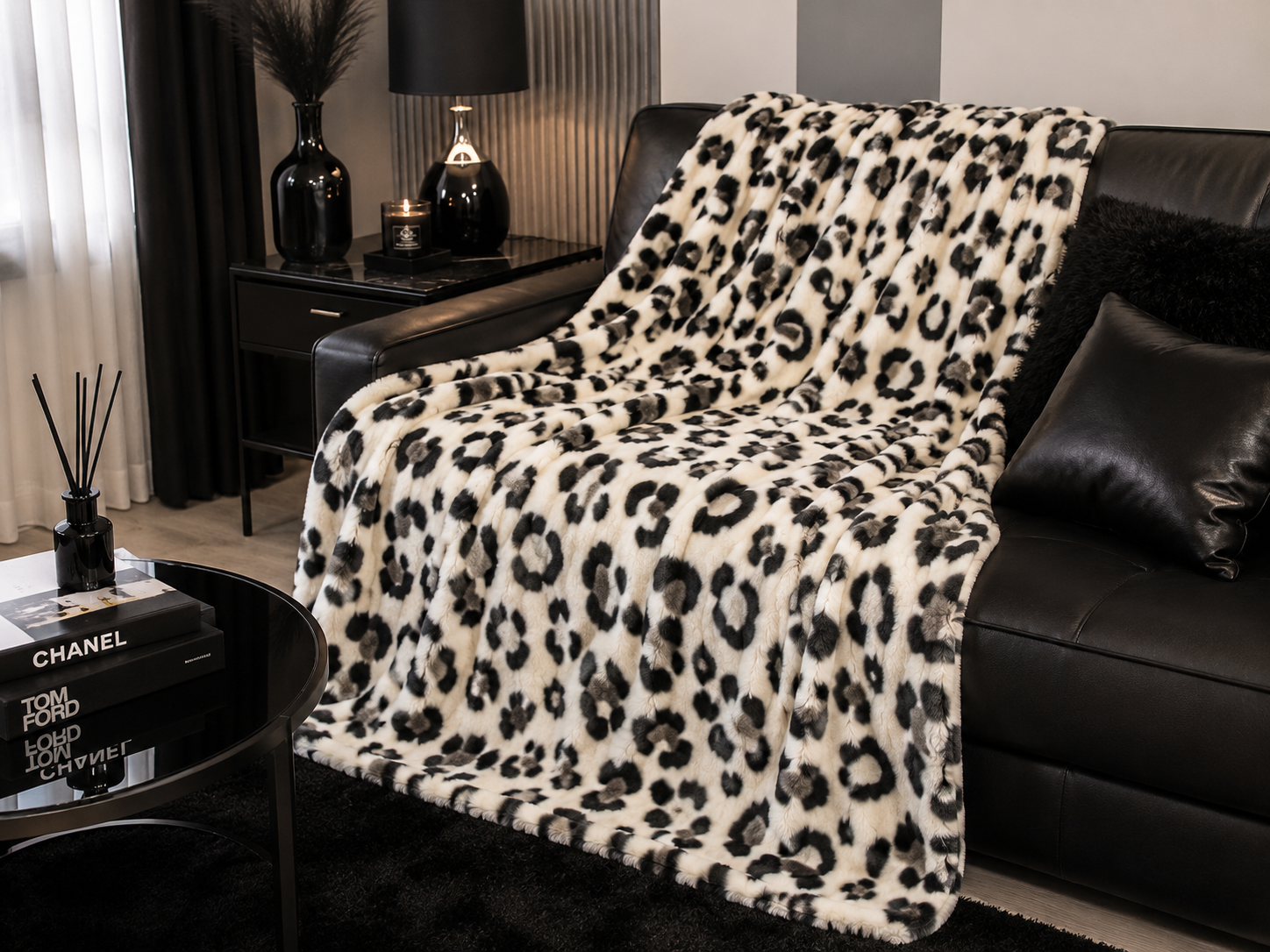 Black & White 1Ply Thick Winter Blanket